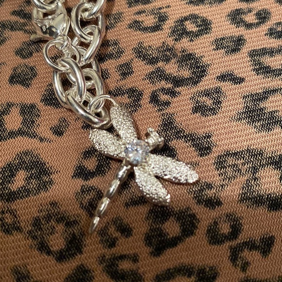 New Sterling Silver dragonfly  bracelet - Picture 2 of 3